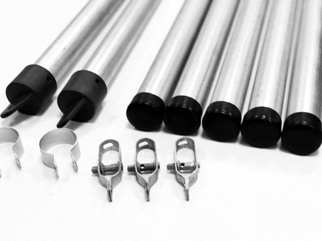 50m Maschendrahtzaun Komplett Set 180cm hoch inkl. Zubehör in solider